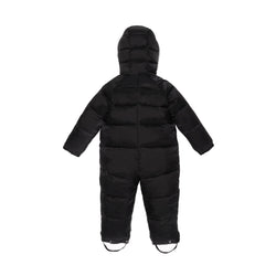 Stonz insulated and warm Snow Suit & Bunting Bag in Black, for babies & toddlers. Back view.